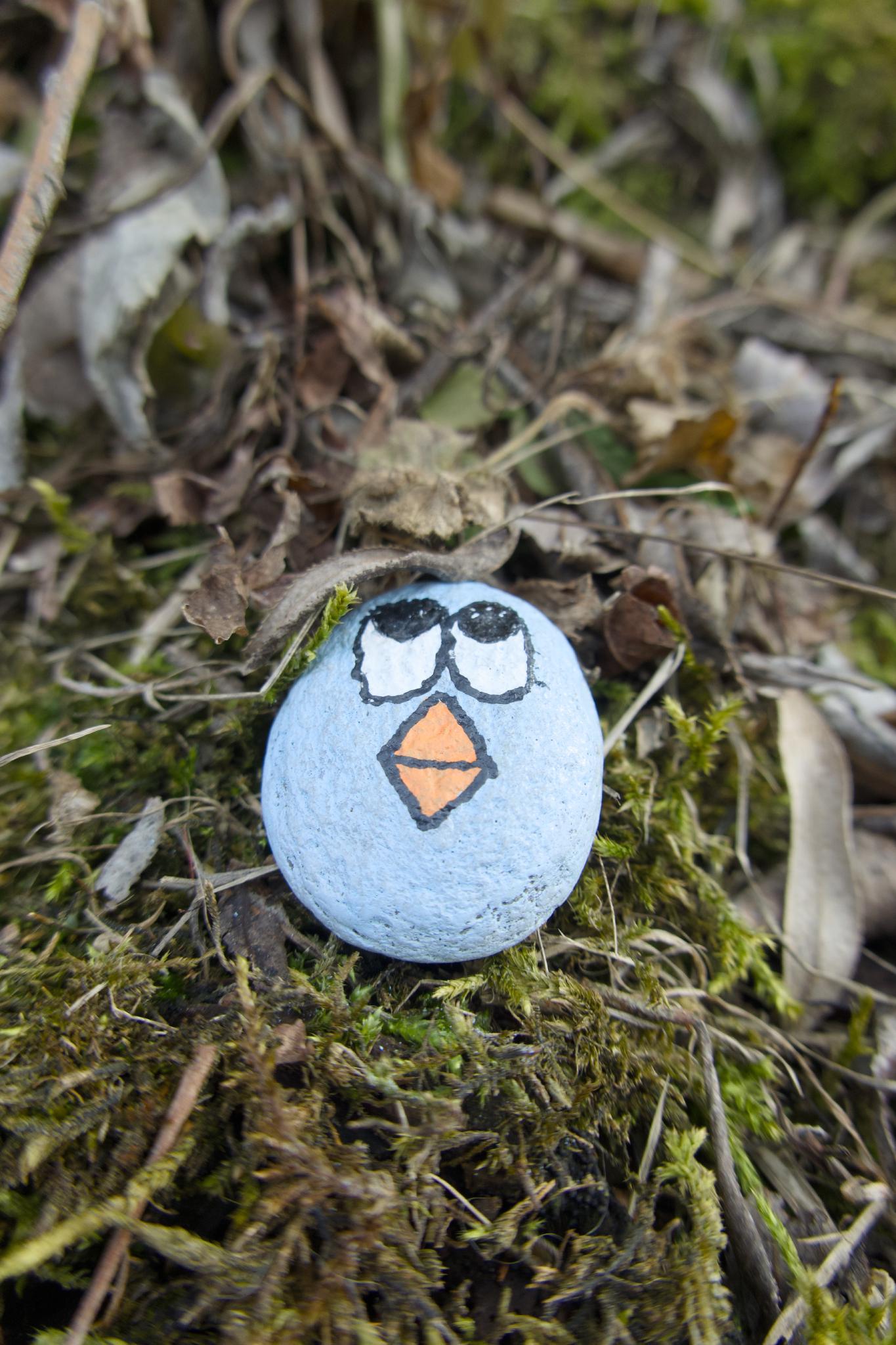 Colorful stone found by the Ziller