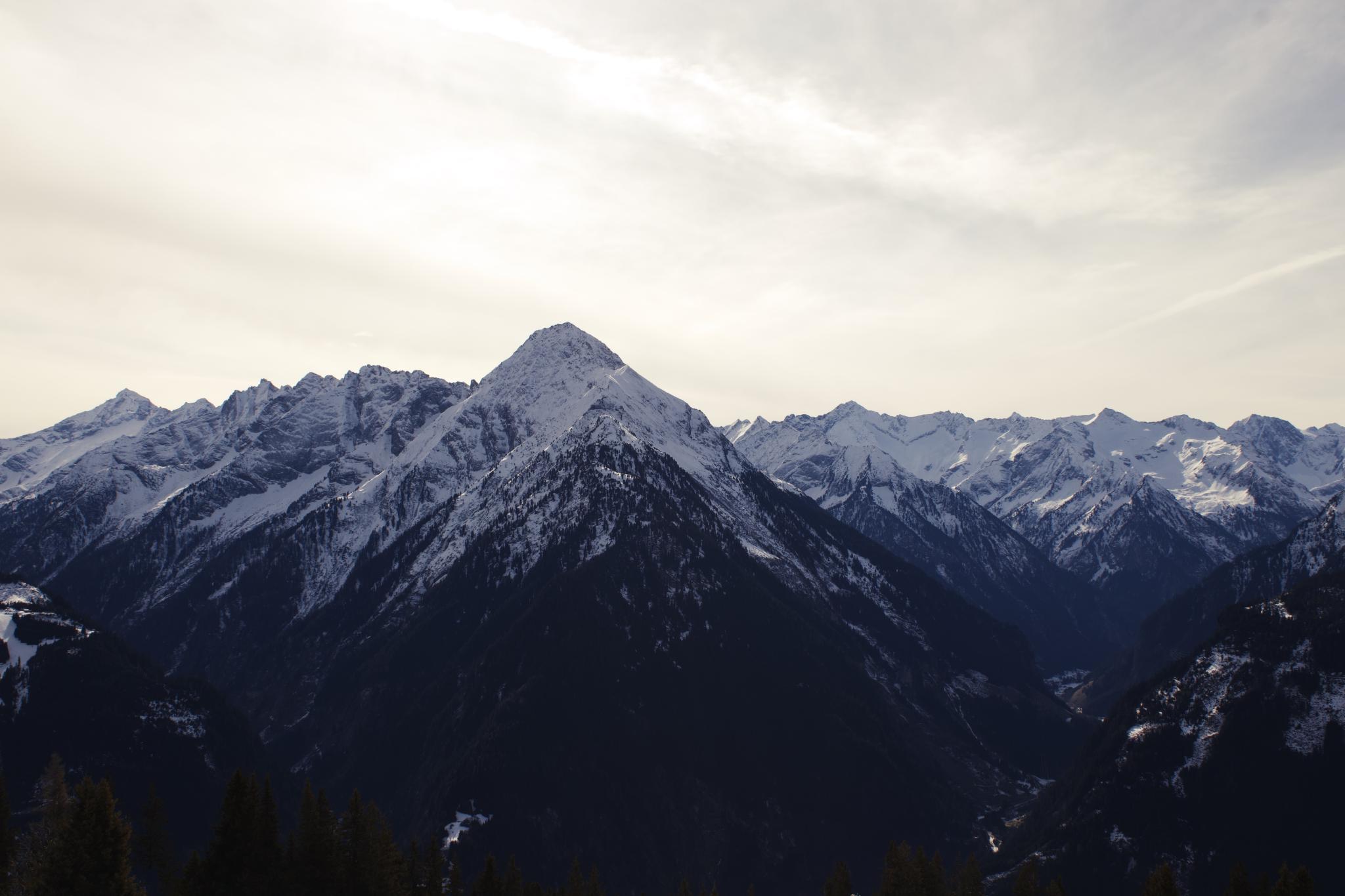 Mountain panorama from the Penken