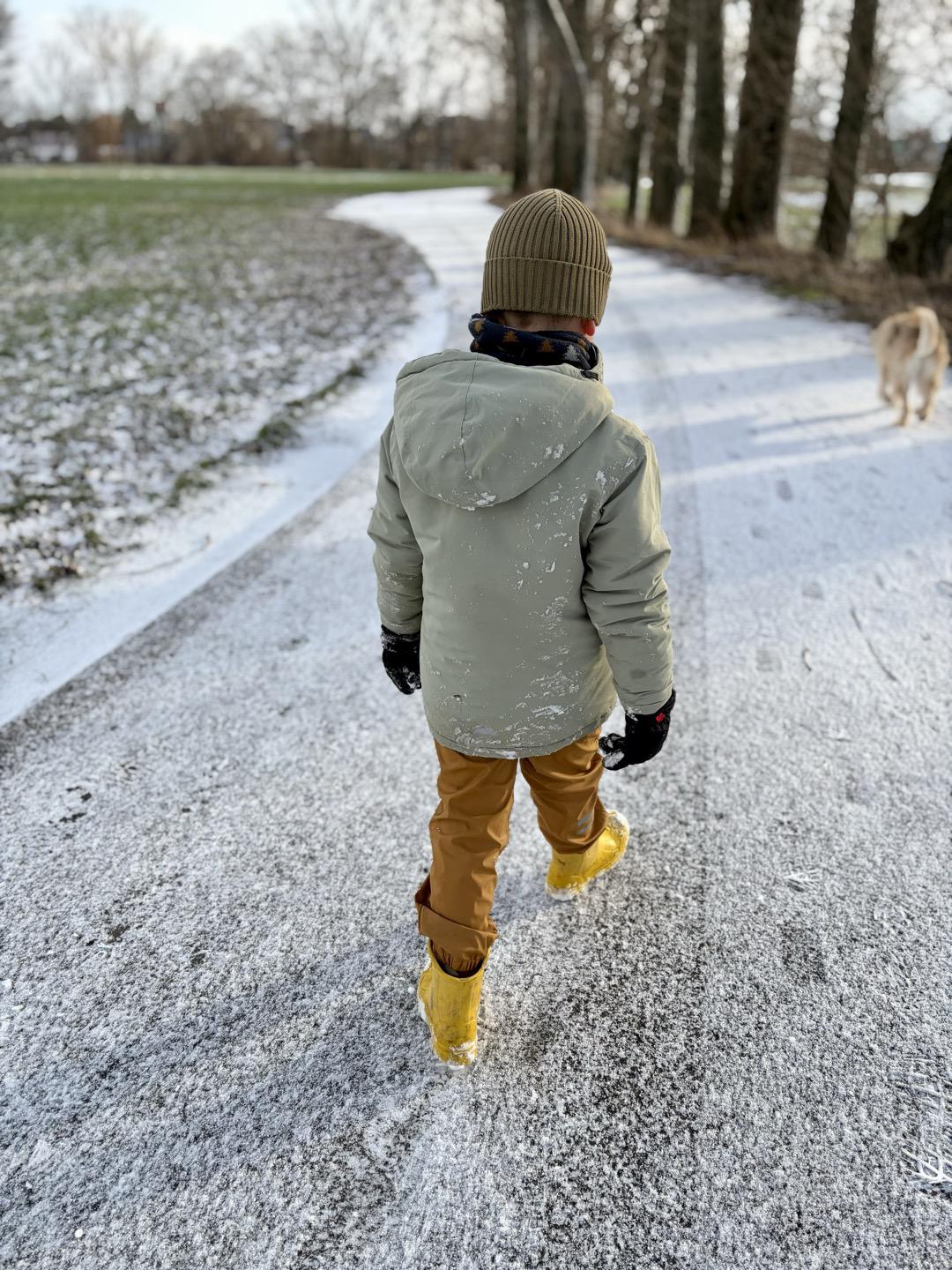 Tilian on the winter walk